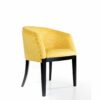 petit fauteuil moderne jaune