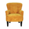 fauteuil jaune orange