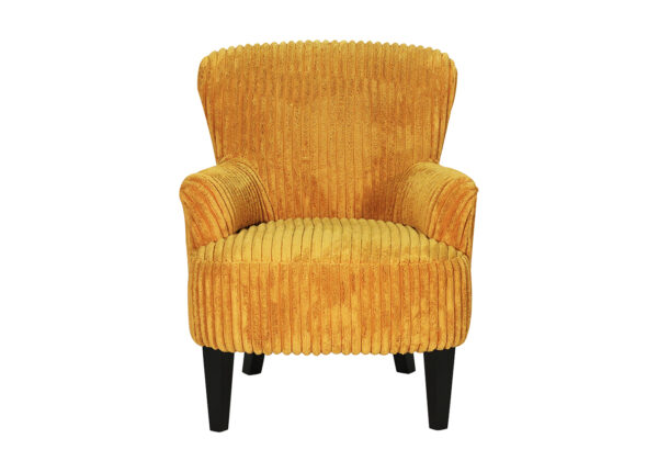 fauteuil jaune orange