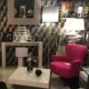 fauteuil moderne rose fuschia