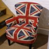 fauteuil tissu anglais