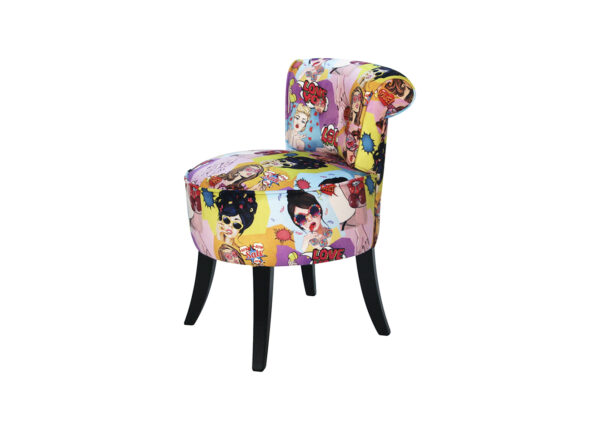 petit fauteuil couleurs original