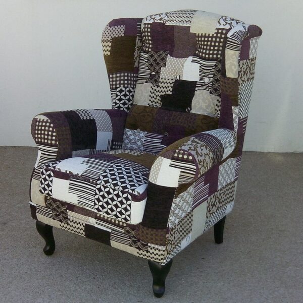 fauteuil-deco-don-louis-tissu-motifs-marron-tendance-tapisse-magasins-meubles-boisetdeco-cambresis-nord