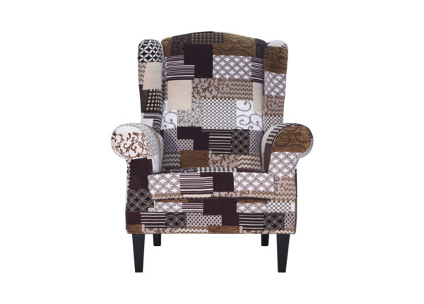 fauteuil bergere marron beige