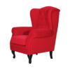 fauteuil rouge haut tres confortable