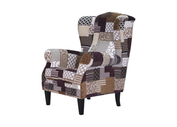 fauteuil bergere marron beige