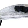 Meridienne tissu gris