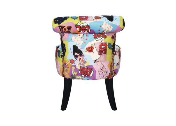 petit fauteuil couleurs original