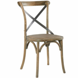 chaise-bistrot-casita-bois-chene-ciré-fer-métal-vieilli-magasin-bois&deco-beauvois-cambresis-nord-ameublement-tendance