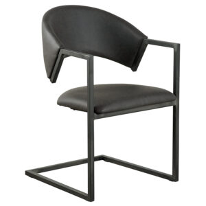 chaise-en-pu-gris-noir-pied-metal-design-magasin-bois&deco-nord