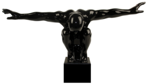 statue-athlete-decoration-noire-bois&deco-nord
