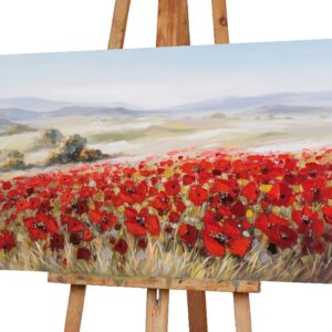 Tableau coquelicots rouges