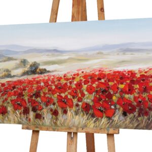 Tableau coquelicots rouges