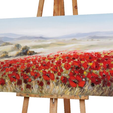 Tableau coquelicots rouges