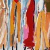 toile femmes couleurs chaudes