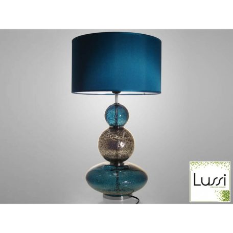 lampe design bleu gris