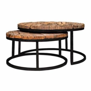 table-basse-ronde-gigogne-pieds-metal-plateau-bois-meubles-gibaud-boisetdeco