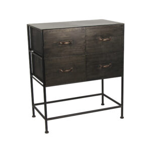 armoire-commode-metal-indus-industrielle-4-tiroirs-typographic-pomax-loft-design-magasin-boisetdeco-cambresis-nord
