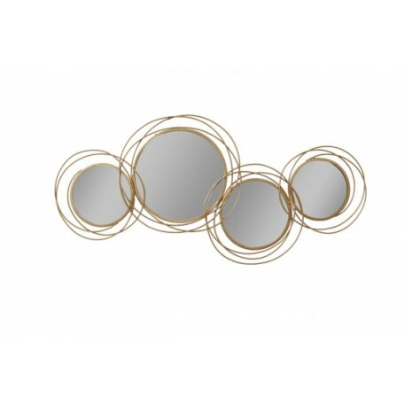 miroir métal doré