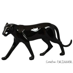 grande-panthere-ceramique-noire