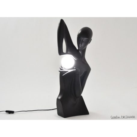 lampe-originale-lady-femme-noir-creation-drimmer-c2451
