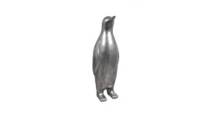 statue-a-poser-pingouin-deco-100-cm-gris-argent-polaire-decoration-interieur-boisetdeco-nord