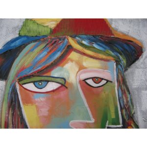 tableau peinture visage picasso