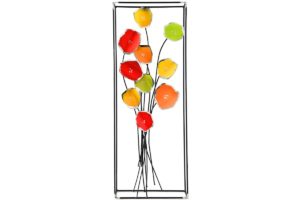 deco-murale-bouquet-fleurs-metal-vertical-3d-magasin-decoration-boisetdeco-nord