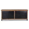 grand bahut buffet en metal et en bois