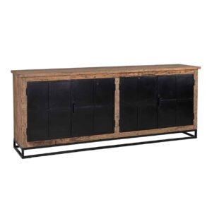 grand bahut originla metal et bois raffles