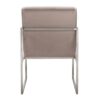 chaise contemporaine metal tissu
