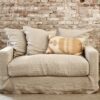 Fauteuil BIARRITZ en NEWLIN naturel.