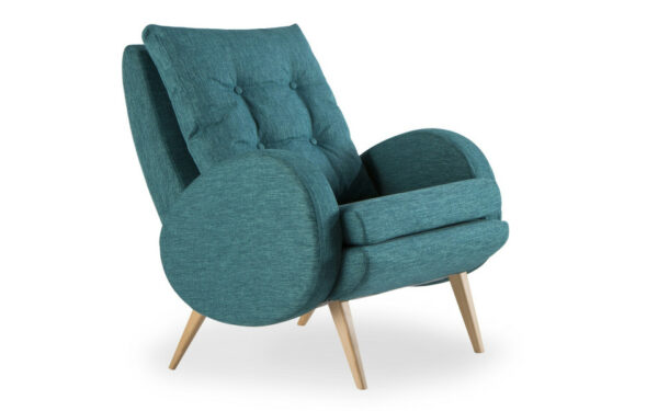 fauteuil scandinave pieds bois