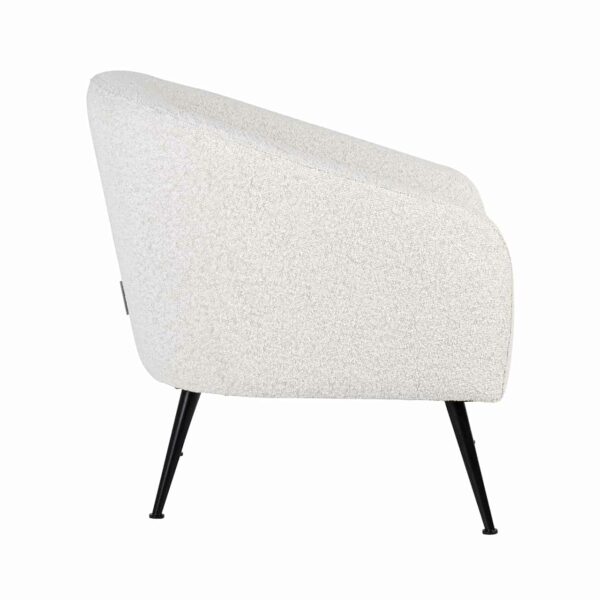 fauteuil laine bouclee