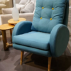 fauteuil design bleu