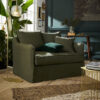 FAUTEUIL LIN VERT KAKI