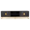 grand-meuble-tv-design-bois-chene-noir-blackbone-gold-4-portes-metal-or-richmond-interiors-boisetdeco