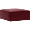 pouf tissu velours rose