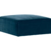 pouf tissu bleu