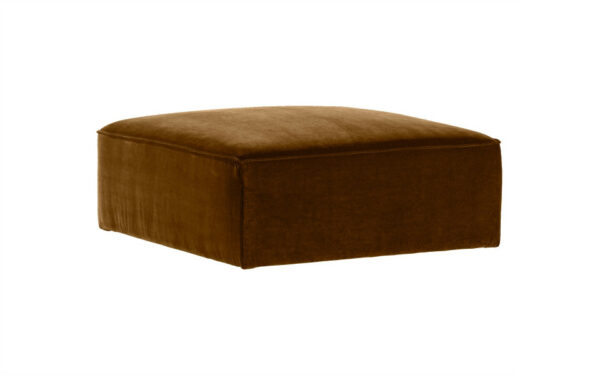 gros pouf confortable bronze