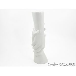 Vase mains blanches en ceramique collection FRIENDS