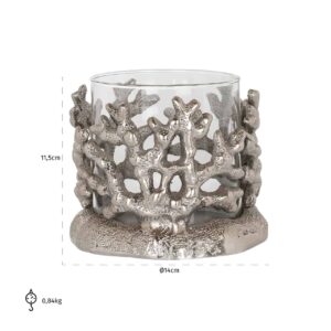 Photophore coraux argent design Richmond interiors