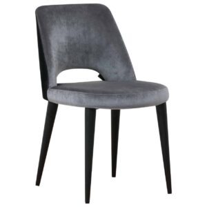 chaise velours moderne