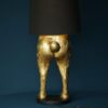lampe lapin or dore