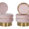 fauteuil rond rose