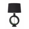 lampe-originale-design-ceramique-noire-vert-sapin-luminaire-cantil-flametluce-decoration-interieur