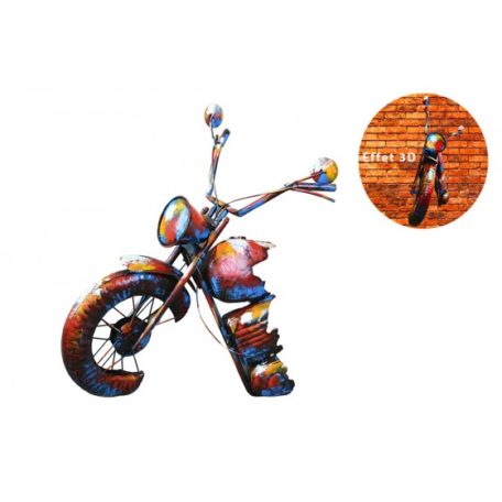Décoration murale MOTO PIGMENT effet 3D