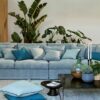 canape nomad en lin bleu gris
