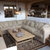 Grand canape angle NOMAD en lin beige