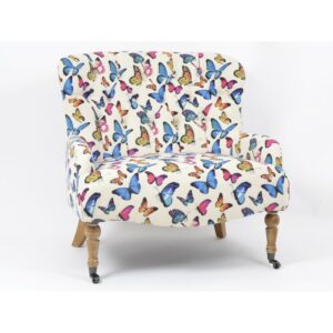 Banquette tissu motif papillons collection BUTTERFLY